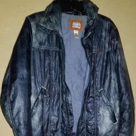 Diesel LEATHER JACKET mens coat size M - Picture 7 of 7